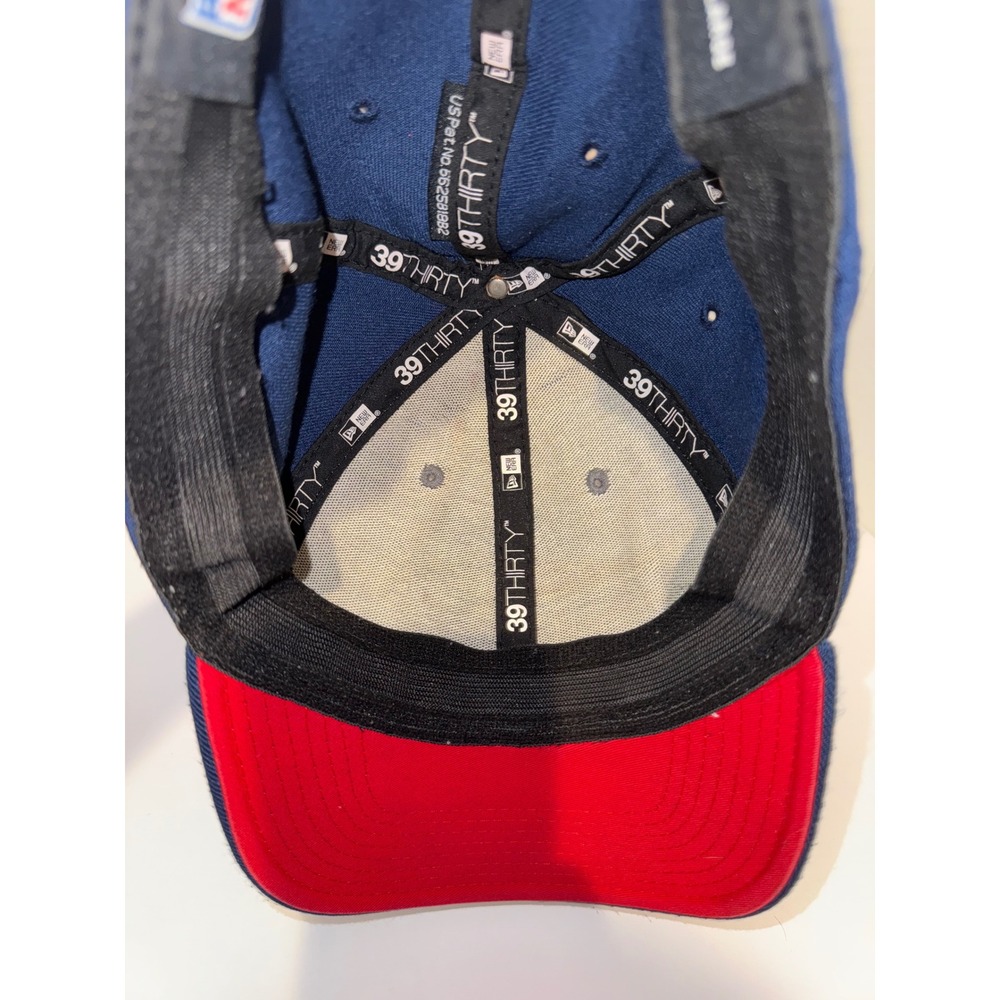New Era New England Patriots 39THIRTY Stretch Fit Hat Navy Blue Silver Mens L/XL - Picture 11 of 11